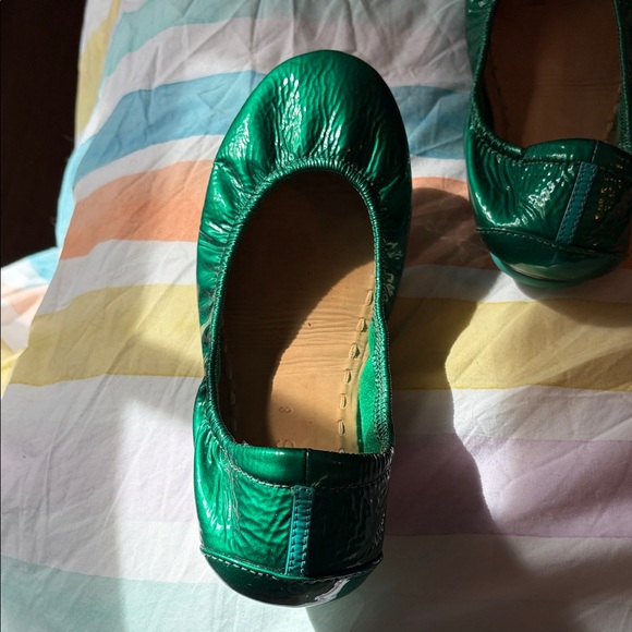 Emerald Tieks Green Ballet Flats - Picture 2 of 4